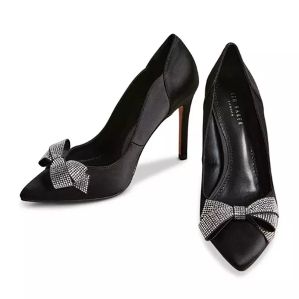 TED BAKER Crystal Bow Heels